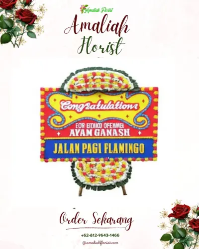 Bunga Papan Congratulation di Bantar